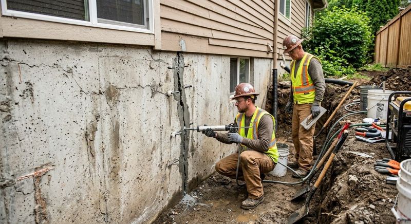 Basement Crack Repair in Tipton County, TN