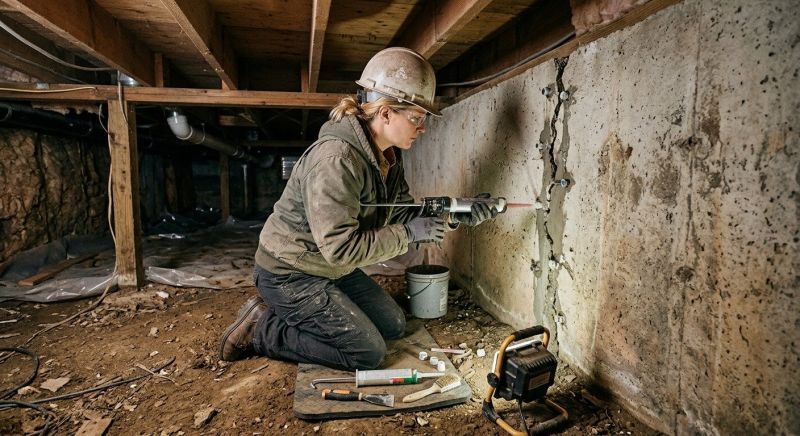 Basement Foundation Repair in Covington, TN