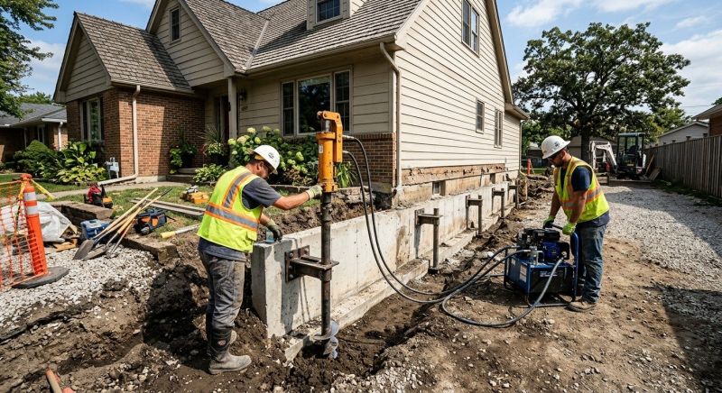 Basement Stabilization in Tipton County, TN