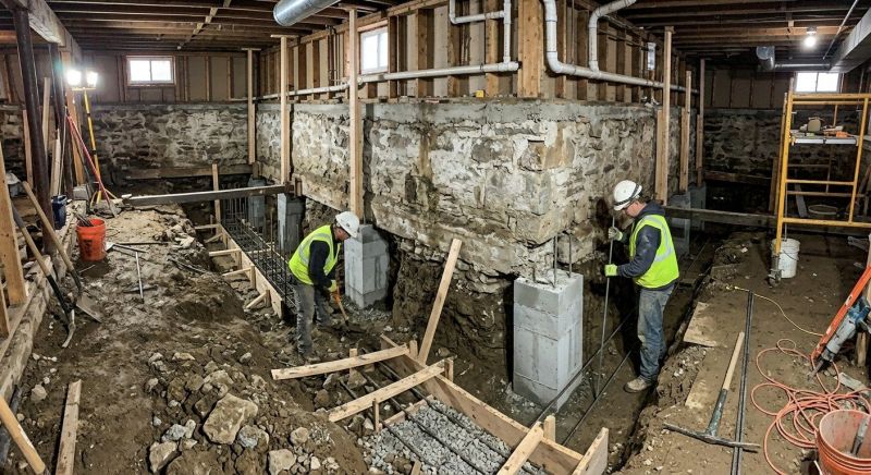Basement Underpinning in Tipton County, TN