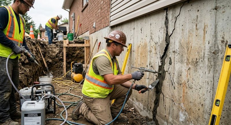 Cracked Foundation Repair in Arlington, TN