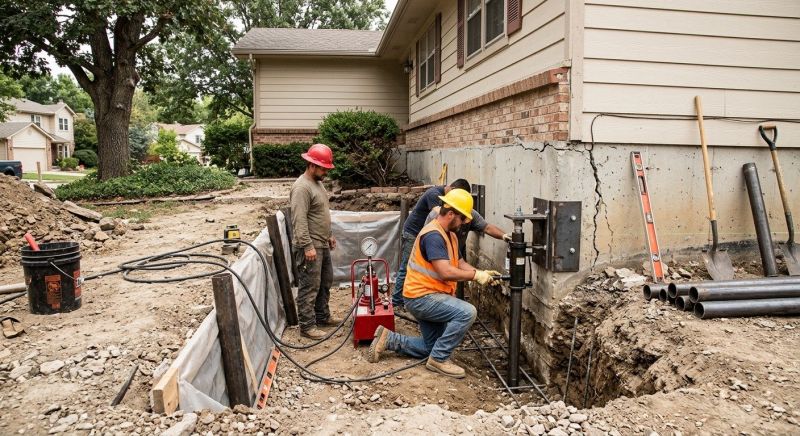 Cracked Foundation Repair in Osceola, AR