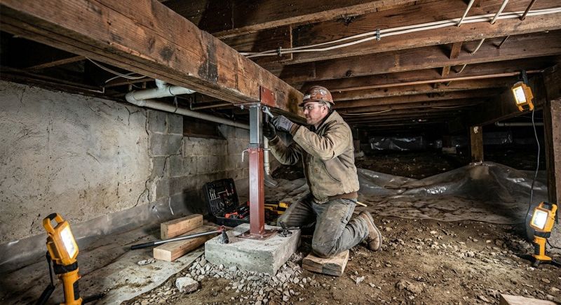 Crawlspace Foundation Repair in Covington, TN