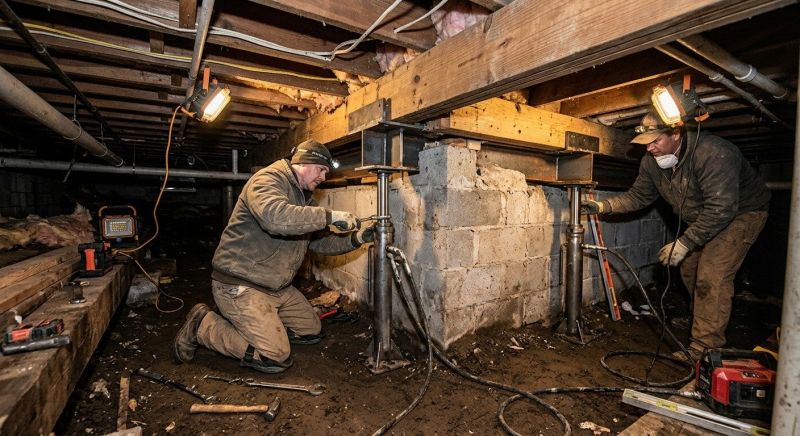 Crawlspace Foundation Repair in Mason, TN