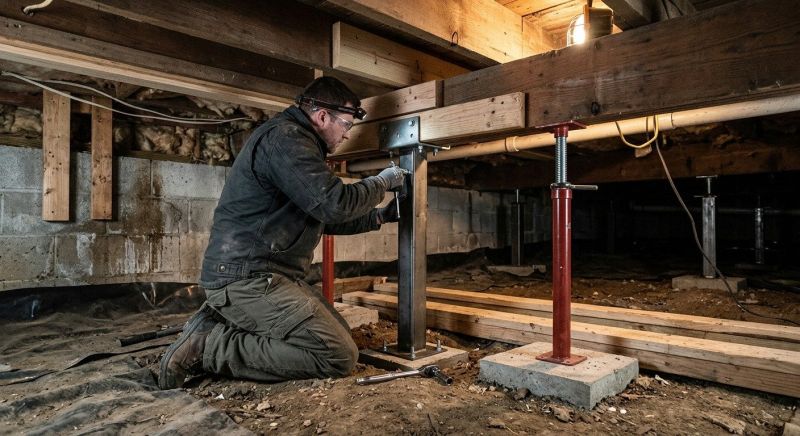Crawlspace Structural Repair in Tipton County, TN