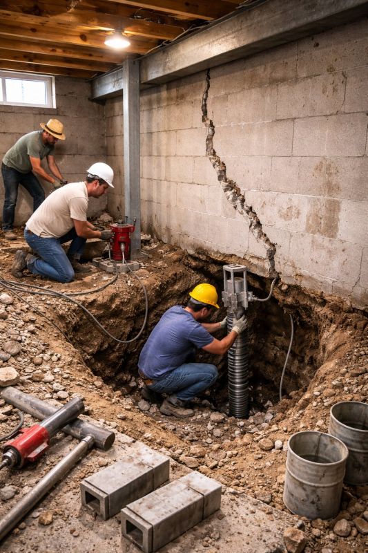 Crawlspace Structural Repair in Tipton County, TN