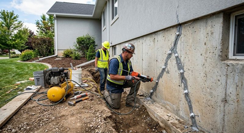 Foundation Crack Repair in Arlington, TN
