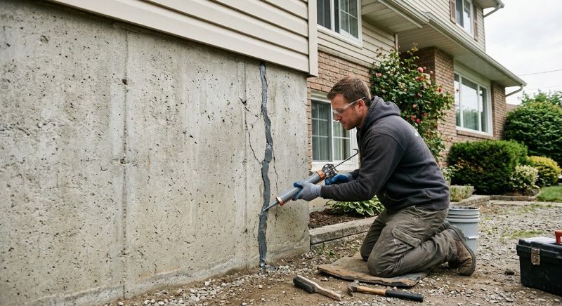 Foundation Crack Sealing in Tipton County, TN