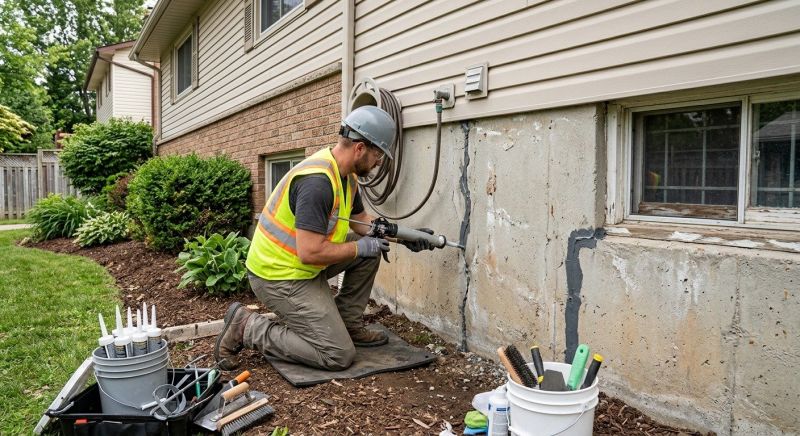 Foundation Crack Sealing in Tipton County, TN
