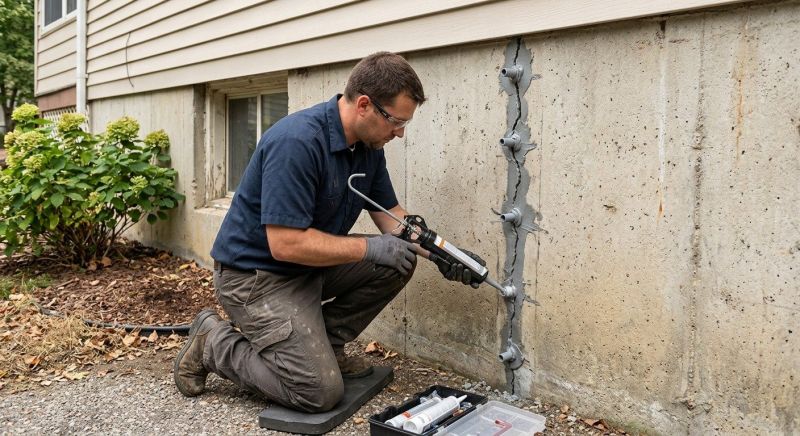 Foundation Crack Sealing in Tipton County, TN