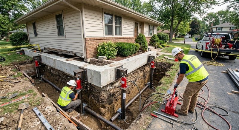 Foundation Jacking in Arlington, TN