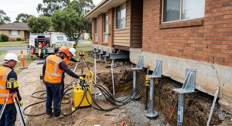 Foundation Jacking in Covington, TN