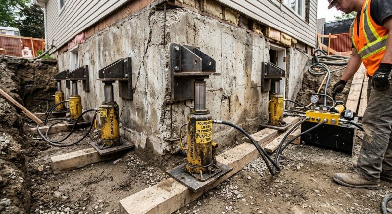Foundation Jacking in Covington, TN