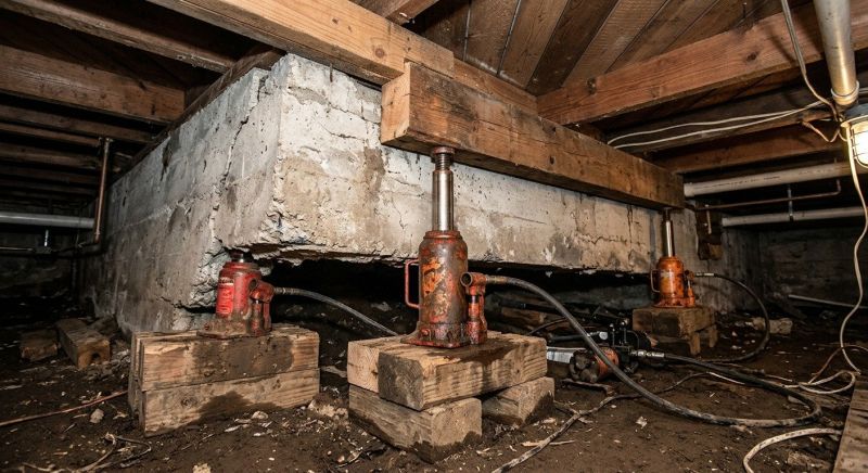 Foundation Jacking in Covington, TN
