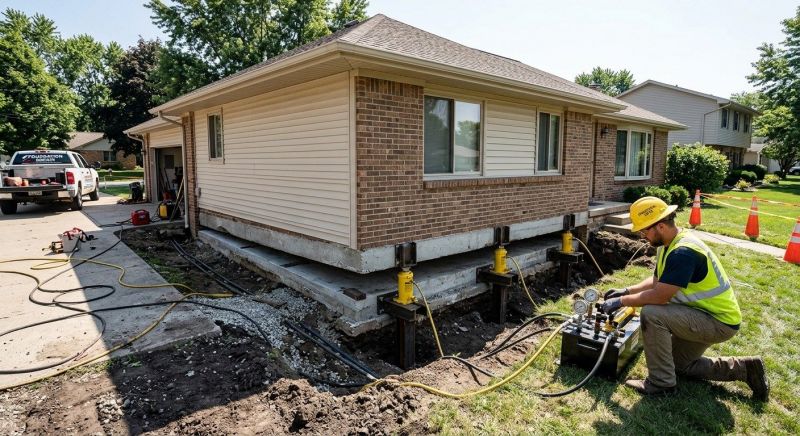 Foundation Lifting in Arlington, TN