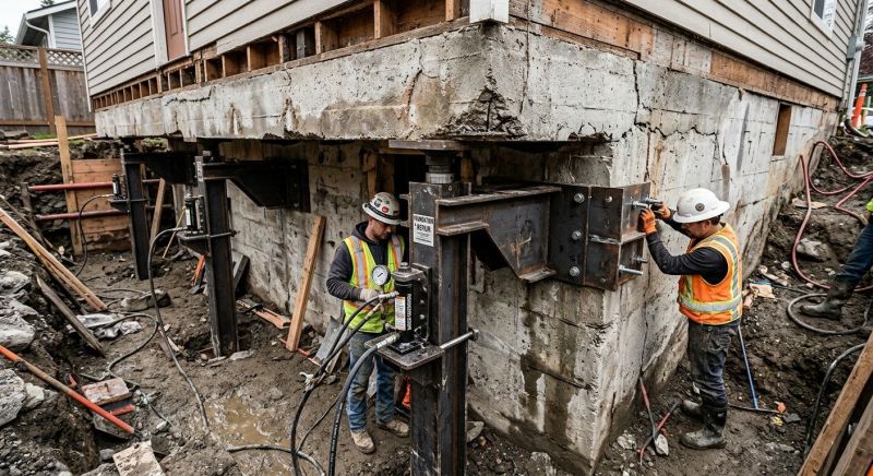 Foundation Lifting in Covington, TN