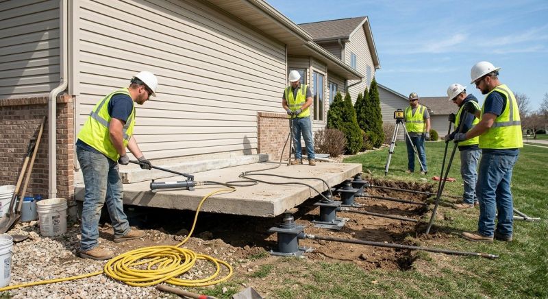 Foundation Lifting in Millington, TN