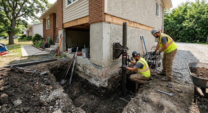 Foundation Pier Repair in Tipton County, TN