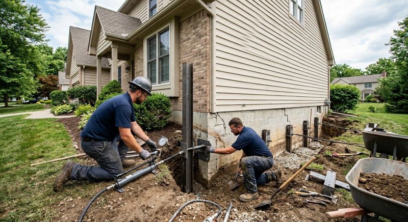 Foundation Pier Repair in Tipton County, TN