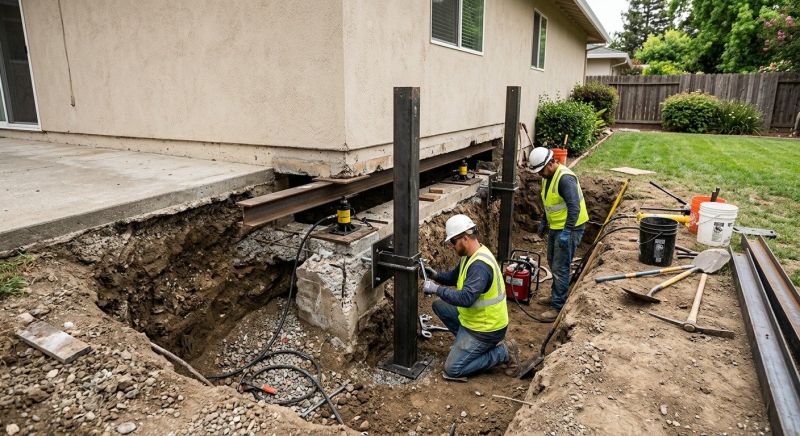 Foundation Pier Repair in Tipton County, TN
