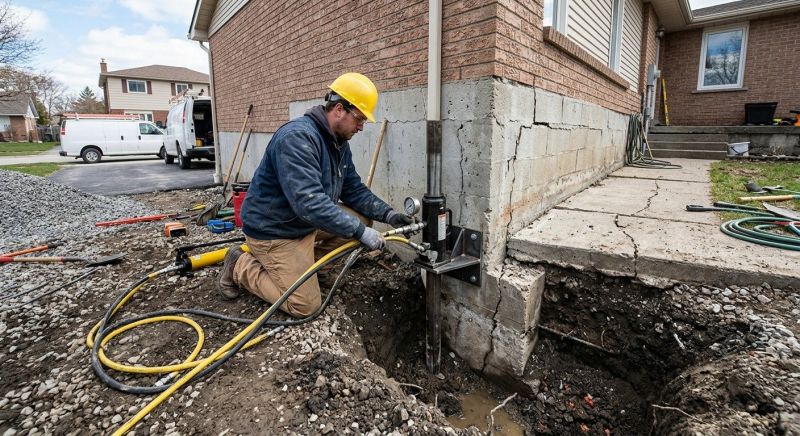 Foundation Settlement Repair in Tipton County, TN