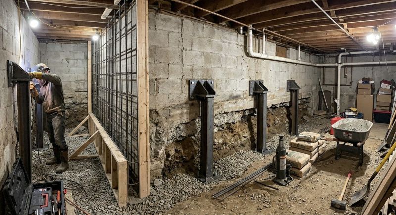 Foundation Stabilizing in Tipton County, TN