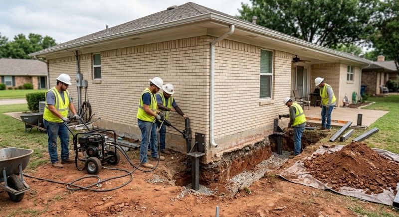 Foundation Stabilizing in Oakland, TN