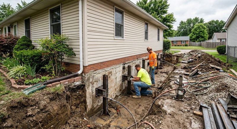 Foundation Stabilizing in Oakland, TN