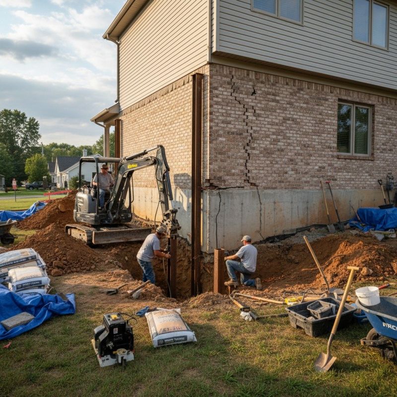 Foundation Structural Repair in Atoka, TN