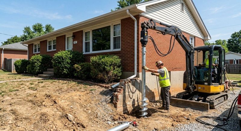 Helical Pile Installation in Tipton County, TN