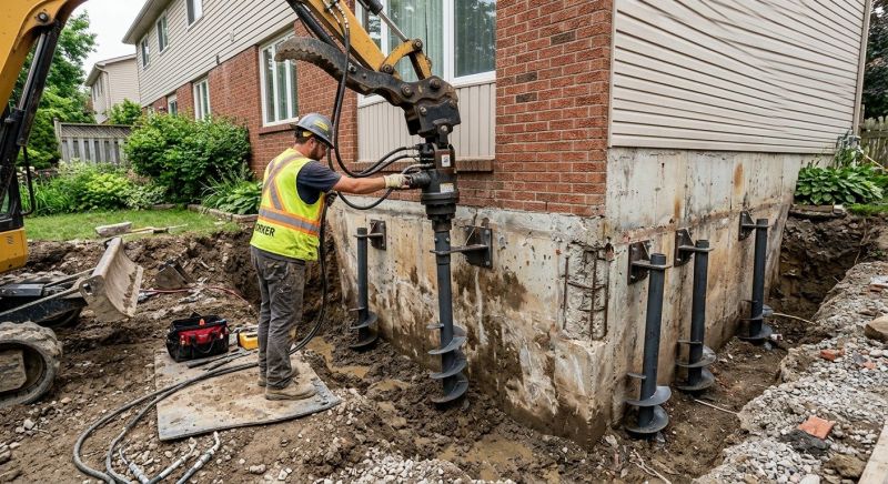 Helical Pile Installation in Tipton County, TN