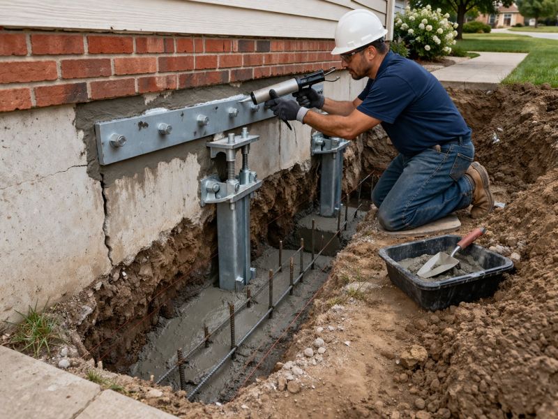 Home Foundation Repair in Munford, TN