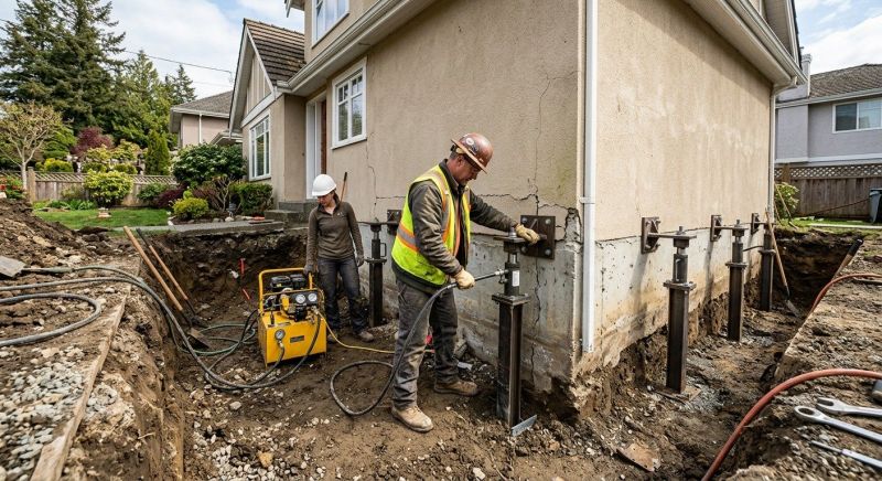 Sinking Foundation Repair in Tipton County, TN
