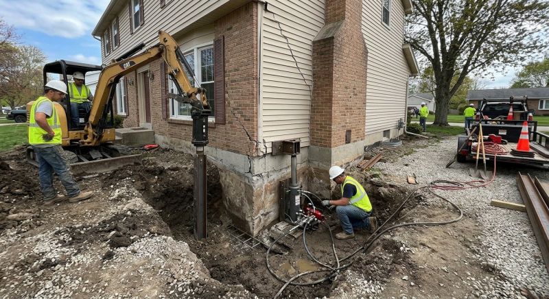 Sinking Foundation Repair in Munford, TN