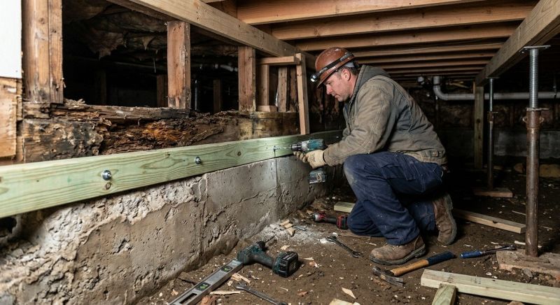 Sinking Foundation Repair in Munford, TN