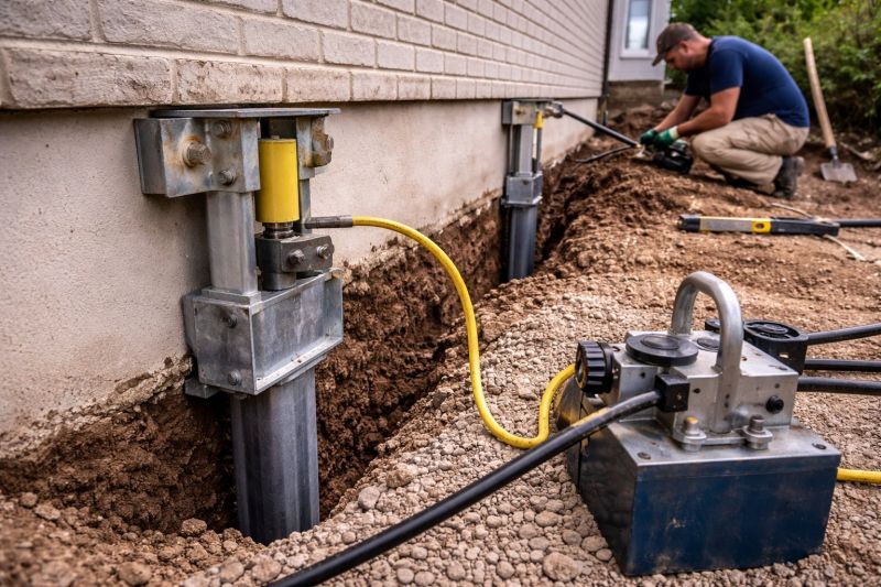 Sinking Foundation Repair in Oakland, TN