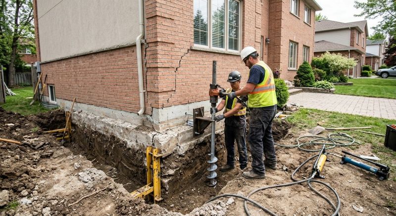 Sinking Foundation Repair in Osceola, AR
