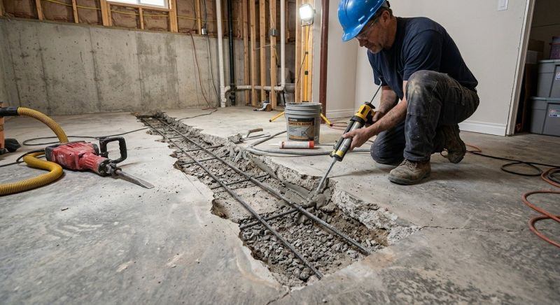 Slab Foundation Repair in Tipton County, TN